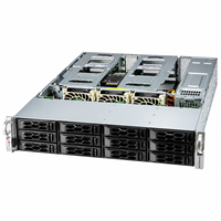 Serveur de stockage Supermicro SYS-521C-NR 2U Xeon 12 baies 3,5 pouces SAS SATA NVMe PCIe 5.0 pour centre de données