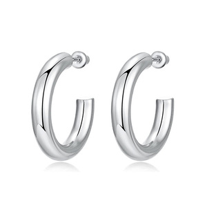 Orecchini a Cerchio a Forma di C per Donne, Design Semplice e Curvo, Accessori per Orecchie da Indossare Quotidianamente - Product Image 4
