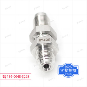 ข้อต่อ Bylok Vcr ตัวผู้ ขนาด 1/4 1/2 นิ้ว ทำจากสแตนเลส 316L สำหรับระบบก๊าซในอุตสาหกรรมเซมิคอนดักเตอร์ - Product Image 1
