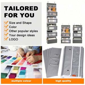 Bolsas de Almacenamiento de Tela Plegables de Tres Piezas Color Beige, Organizador de Artículos Diversos No Tejidos para Armario y Sala de Estar - Product Image 3