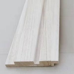 Panneau mural en bois de Paulownia, panneau <span class=keywords><strong>d</strong></span>écoratif mural, placage de bois résistant à <span class=keywords><strong>l</strong></span>'humidité, fond de bibliothèque - Product Image 3