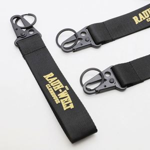 Personalized Durable Nylon Garage Short Key Holder <b>Lanyard</b> for JDM Car Modification Shop Mass Production Custom <b>Lanyards</b> - Product Image 1