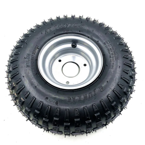 Roue VTT 145/70-6 tout terrain avant ou arrière 6 pouces 3 trous jante avec pneu pour <span class=keywords><strong>50cc</strong></span> 70cc 110cc petit enfant Quad 1 pièce - Product Image 1