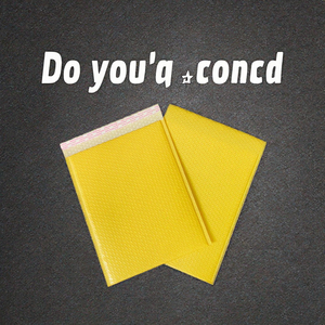 Biểu tượng tùy chỉnh A5 vận chuyển phong bì màu trắng cho Poly bưu phẩm với Bong Bóng Padding cho siêu thị hàng tạp hóa và khuyến mãi - Product Image 3