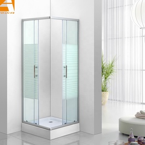 アルミ合金フレーム,スクエアバスルーム用シャワーキュービクルKF-2301B強化ガラス製シャワーエンクロージャー - Product Image 2