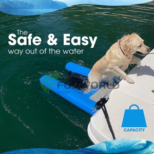 IFUNWOD jeu d'eau Sport tapis de natation pour animaux de compagnie <span class=keywords><strong>chien</strong></span> gonflable <span class=keywords><strong>rampe</strong></span> flottante échelle <span class=keywords><strong>piscine</strong></span> Dock - Product Image 5