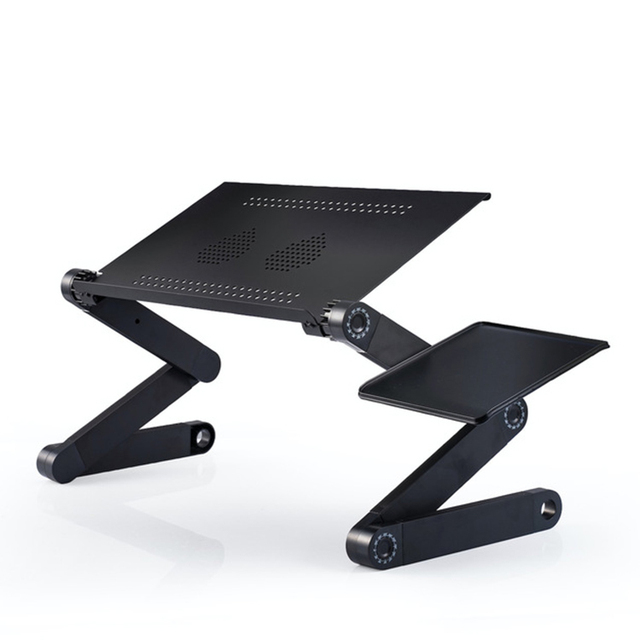 Multi-function Aluminum Alloy Laptop Stand Can Be Adjusted Easily Students Read Book Stand With Mouse Pad
