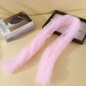 Tissu en dentelle de haute qualité, luxueux, traditionnel, à broderie florale, avec volants bouffants en maille, pour robe à volants superposés - Product Image 4