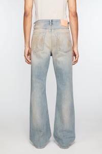 กางเกงยีนส์ขาบานสไตล์กอธิควินเทจของผู้ชายกางเกงทรงหลวมขากว้างกางเกงซ้อนกันซักได้สำหรับฤดูร้อนฤดูหนาวโดยตรง - Product Image 4