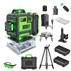 Niveau <span class=keywords><strong>laser</strong></span> professionnel à faisceau vert 16 lignes avec batterie au lithium, adapté pour les travaux muraux, la menuiserie et l'installation de carrelage - Product Image 4