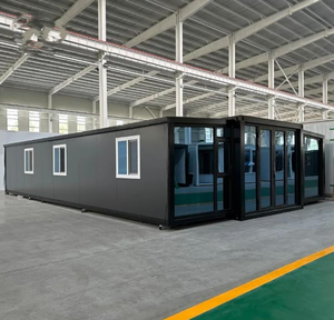 20ft Sang Trọng Hiện Đại <span class=keywords><strong>Modular</strong></span> Thép Mạ Kẽm Container Nhà Có Thể Tháo Rời Prefab Không Thấm Nước Chống Gió Cắm Trại Nhà Cho Ngôi Nhà - Product Image 2