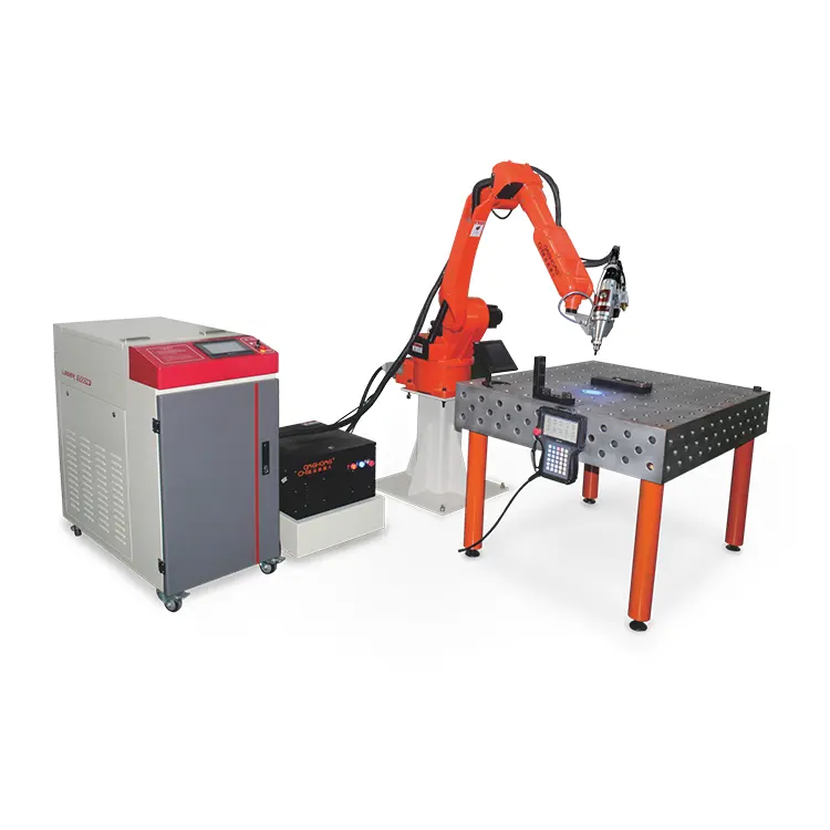 Smart Industrial Tool 3D Robot Fiber Laser Cutting Machine Robot Product Customization Metal Cutting Provided 80 Water Cooling