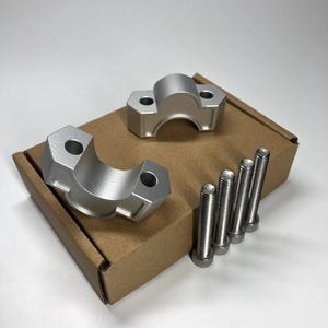 Rehausseurs de guidon de moto en argent CNC pour <span class=keywords><strong>F850GS</strong></span> - Product Image 3