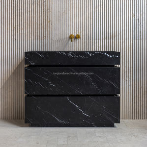 Lavabo en marbre vert personnalisé, <span class=keywords><strong>meuble</strong></span> de salle de bain en marbre <span class=keywords><strong>avec</strong></span> lavabo, vasque de salle de bain en pierre naturelle, vasque en marbre - Product Image 6