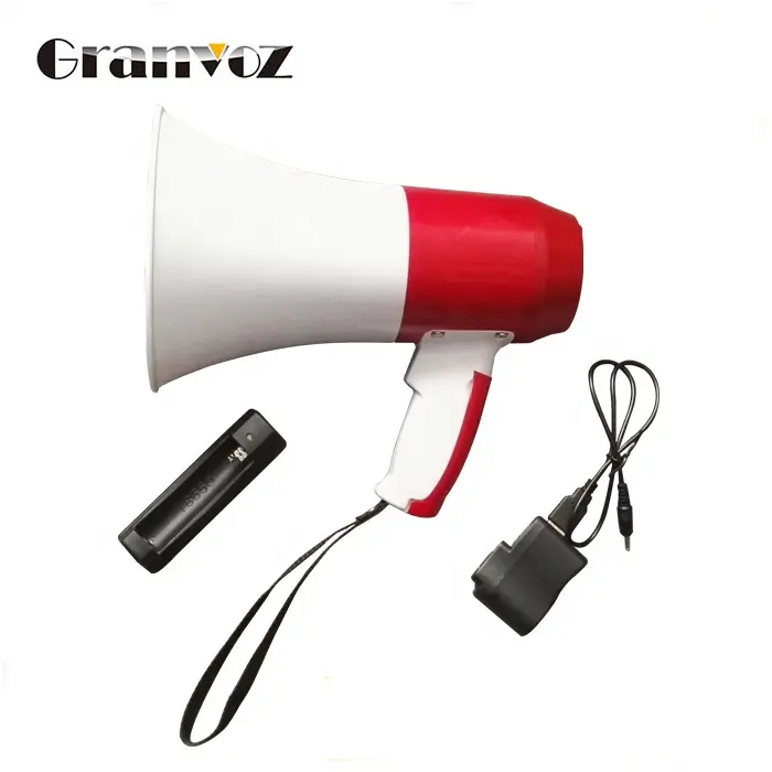 produto quente alto-falante gravável bullhorn usb portátil megafone ao ar livre