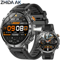 AK122 Nuovo Smartwatch Sportivo da Uomo, Display HD 1.7 Pollici, 1400mAh, Chiamate BT, IP68, Doppia Torcia LED, Monitoraggio Frequenza Cardiaca e Ossigeno nel Sangue, OEM