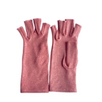 Gants pour l'arthrite, gants de compression en bambou pour les mains, soulagement de la douleur, traitement de la compression rhumatoïde, gants sans doigts