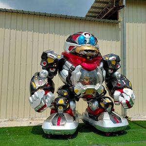 Escultura de Robot Grande de 3 Metros, Figura Artística de Resina para Montaje en Suelo Exterior, Diseño Contemporáneo - Product Image 3