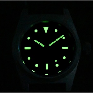 San Martin SN029-GMen Pilot Watch NH35 Leather <b>Automatic</b> Mechanical <b>Wristwatch</b> Waterproof 200M Luminous Relojes - Product Image 6