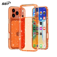 Étui de téléphone SST Glitter antichoc en PC et TPE pour iPhone 18 Pro et 18 Pro Max, style professionnel, qualité supérieure, vente en gros