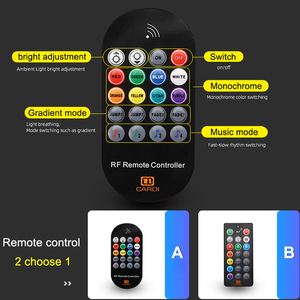 Universelles Neues Modell RGB LED Auto Innenraum Ambiente Faseroptik Streifenlicht mit <span class=keywords><strong>App</strong></span>-Steuerung Auto Dekorations-Atmosphärenlampen - Product Image 3