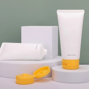 Custom Tube Plastic Empty Squueze Cosmetic PE Soft Tubes 80ml 120ml 150ml for Hand Cream Lotion And <b>Sunscreen</b> Tube Packaging - Product Image 5