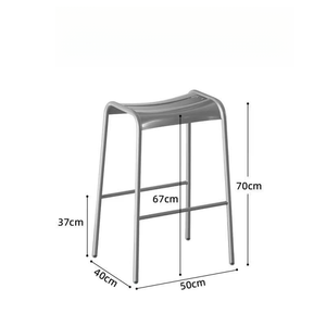 Tabourets pivotants modernes et minimalistes en fer forgé pour café, <span class=keywords><strong>club</strong></span>, réception, usage domestique - Qualité commerciale, aucun assemblage requis - Product Image 5