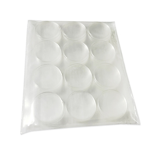 Keo dán chấm tròn hai mặt trong suốt của nhà sản xuất LS, có thể giặt và tái sử dụng - Product Image 2