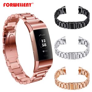 <span class=keywords><strong>Fitbit</strong></span> <span class=keywords><strong>Charge</strong></span> 3 de Metal de acero inoxidable banda de reloj de pulsera <span class=keywords><strong>correa</strong></span> para <span class=keywords><strong>Fitbit</strong></span> Charge3 reemplazar pulseras Accesorios - Product Image 2
