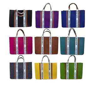 Bolso de mano de fieltro grueso de gran capacidad para mujer, estilo moderno 2026, ideal para regalos festivos y exposiciones. - Product Image 1