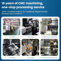 Piezas Mecanizadas CNC de Aleación de Aluminio Personalizadas, Componentes de Automatización Industrial, Repuestos para Brazos Robóticos Industriales