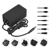 Chargeur de bureau 8V 3.5A Prise UK 36W Alimentation pour ordinateur portable Adaptateur secteur AC/DC Multi-tension PC Matériel ignifuge