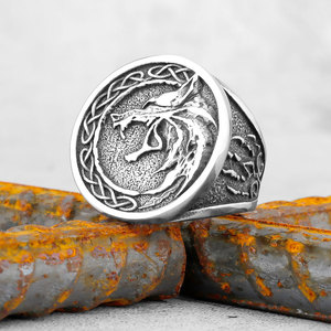 <span class=keywords><strong>Anello</strong></span> Vichingo in Acciaio Inossidabile 316L all'Ingrosso, con Lupo, Valknut, Vegvisir, <span class=keywords><strong>Albero</strong></span> <span class=keywords><strong>della</strong></span> <span class=keywords><strong>Vita</strong></span>, Ancora, <span class=keywords><strong>Anello</strong></span> Sigillo Nautico da Motociclista, Pronto per la Spedizione (RTS) - Product Image 4