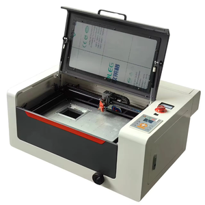 Graveur laser CO2 haute précision Haitop et machine à fabriquer des tampons en caoutchouc avec moteur pas à pas à refroidissement par eau pour <span class=keywords><strong>gravure</strong></span> de haute précision - Product Image 3