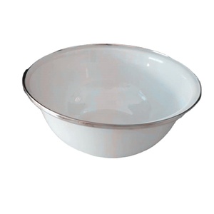 Senny製品卸売販売ボウル花エナメルステンレス鋼ボウルエナメル雪だるまエナメルボウル - Product Image 1