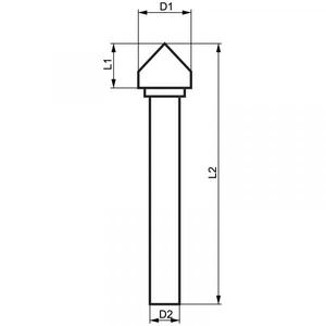FERVI - K16SC6 Fraises rotatives à coupe unique KxSC - EAN 8012667358020 OUTILS ÉLECTRIQUES ACCESSOIRES ACCESSOIRES POUR ROUTEURS - Product Image 1