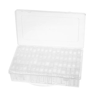 64 Slot Bottle 5d diy diamond painting Portfolio Tools Plastic Frame Diamond Painting Parts Storage Box Tool