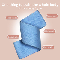 Ceinture de musculation Pilates Yoga unisexe, élargie, épaissie, aide à la traction, boucle de tension, bandes extensibles pour le fitness