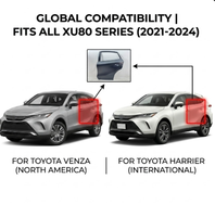 Ensemble de porte arrière gauche et droite côté conducteur et passager pour Toyota Venza Harrier 2023