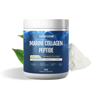 Toptan özel etiket hyaluronik asit ve cilt beyazlatma için C vitamini ile hidrolize deniz kollajen Protein tozu - Product Image 3