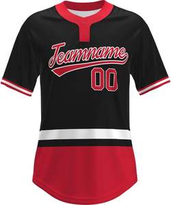 Maillot de baseball personnalisé pour hommes_Femmes_Youth_Preschool, cousu ou imprimé Nom et numéro, Logo - Product Image 2