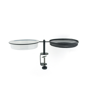 Deck Mounted <strong>Bird</strong> <strong>Metal</strong> Mesh Bowl Feeder and <strong>Bath</strong>, Wind Proof <strong>Bird</strong> Feeder - Product Image 1