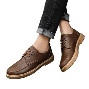 2023 Zomer Herfst Winter Casual Sport Schoenen Groothandel Mannen Pu Casual Leren Schoenen