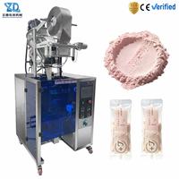 Machine d'emballage automatique pour sachets de poudre de lait cosmétique pour soins de la peau, abricot et fleur de pêcher, 10g, haute productivité, remplissage et emballage