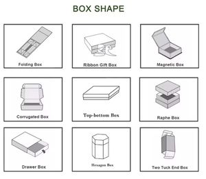 Boîte cadeau magnétique pliable écologique et recyclable avec gaufrage pour mariage, Noël, cadeaux <span class=keywords><strong>de</strong></span> naissance - Emballage personnalisé avec nom <span class=keywords><strong>de</strong></span> <span class=keywords><strong>marque</strong></span> - Product Image 6