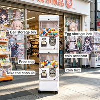 Distributeur automatique de capsules de jouets Gacha à monnayeur, modèle personnalisé Japon, pour œufs surprise