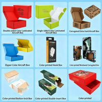 Boîtes d'abonnement Pastel Cyan, boîtes en carton ondulé renforcé pour assemblages de coffrets cadeaux mensuels
