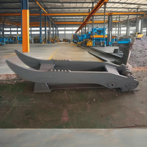 Small Hydraulic Thumb Clamps & Grapples for Excavators Construction <b>Machinery</b> Attachments Assisted <b>Grabbing</b> SLN - Product Image 2