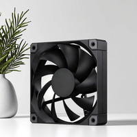 Ventilateur de boîtier d'ordinateur PC noir Speedy 120 mm ultra silencieux à haut débit d'air avec roulement hydraulique en plastique pour application de processeur