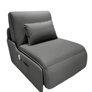 Fauteuil inclinable de luxe pivotant et chauffant, modèle 2026, design moderne pliable, avec massage, vente directe usine - Product Image 1